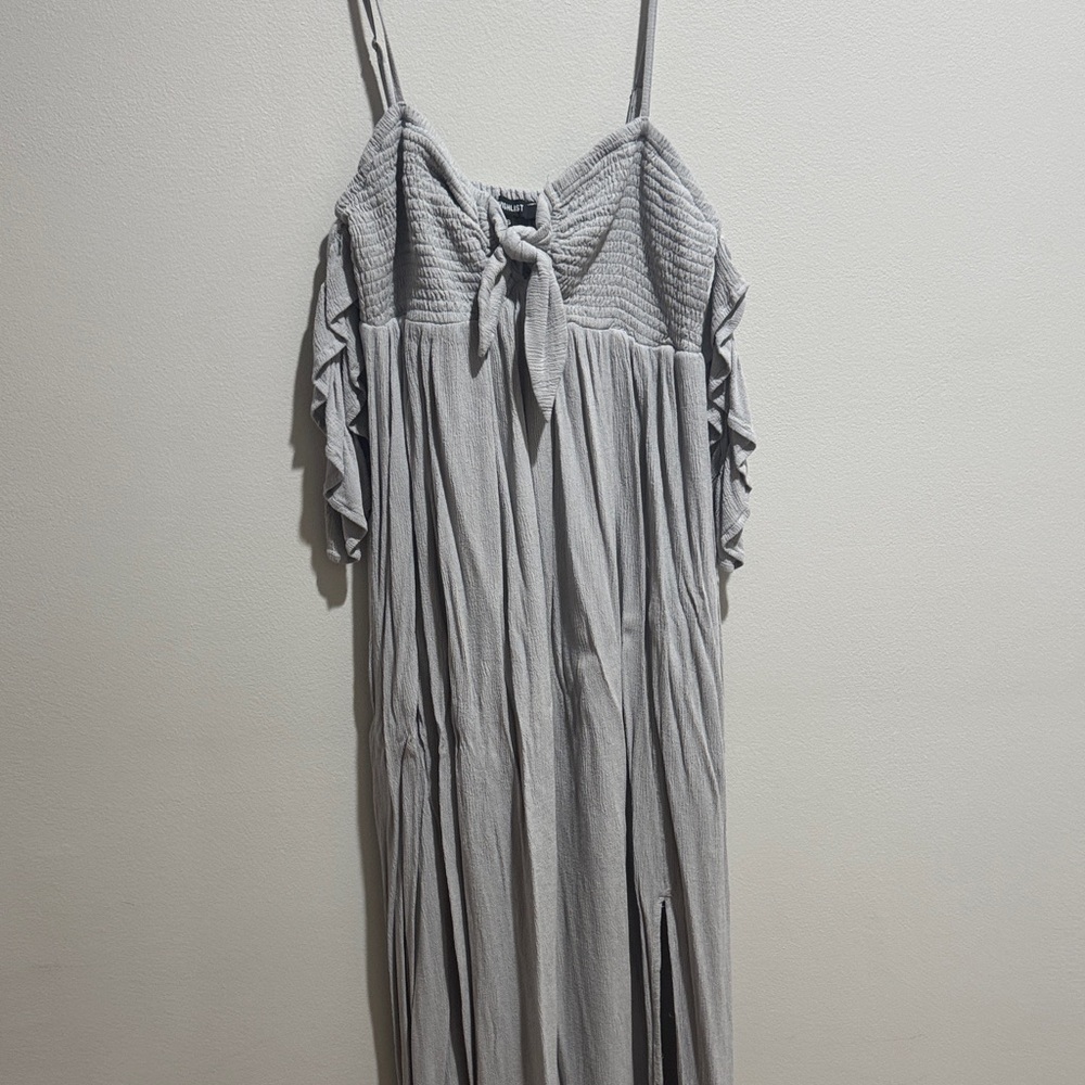 Wishlist Light Gray Maxi Dress